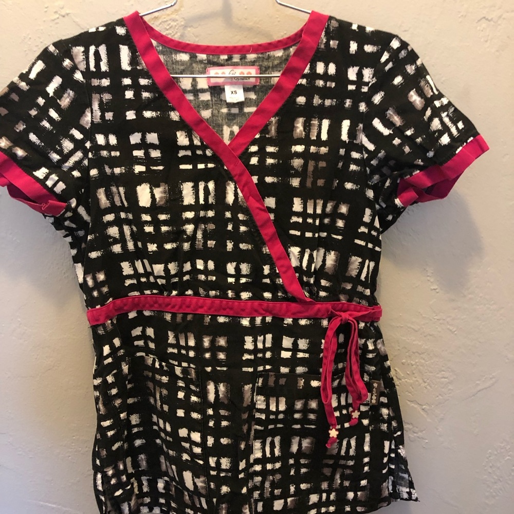 Koi scrub top